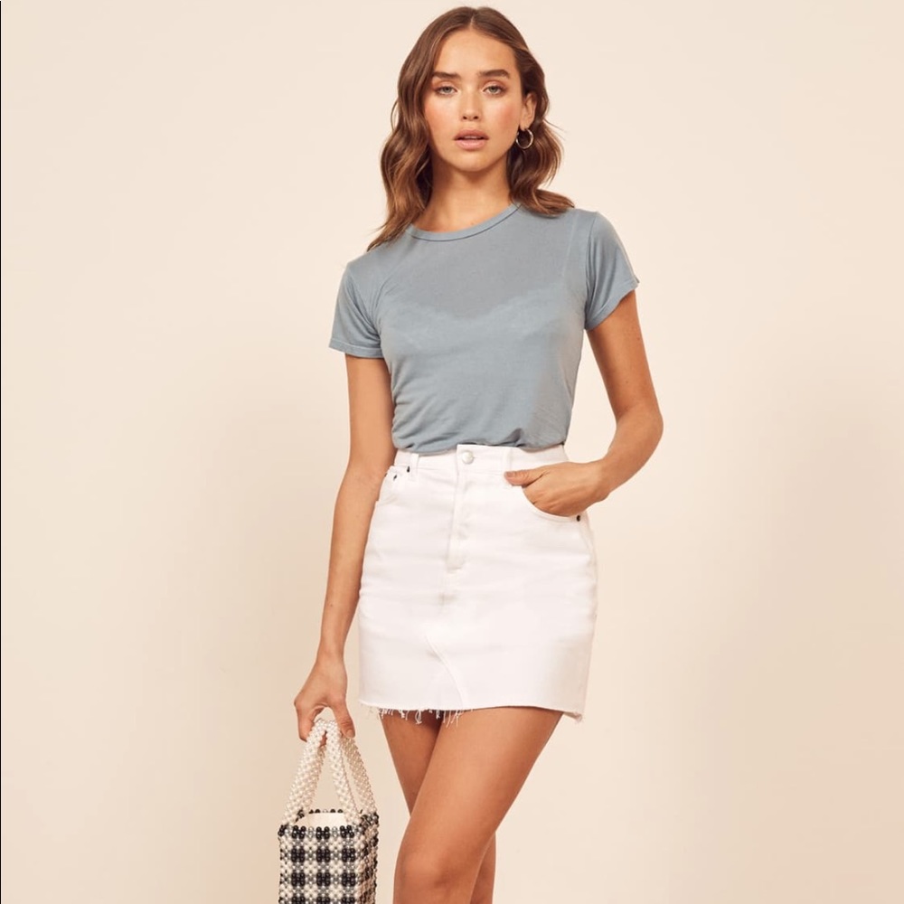 Reformation Cherry skirt-6